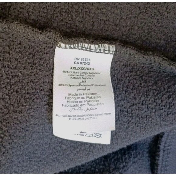 Vintage Ecko Unltd Hoodie Mens XXL Gray 'Cut & Sew' Full Zip Sweater Streetwear - Picture 5 of 9